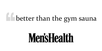 Men's Health Logo with Runitude Quote
