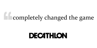 Decathlon Logo with Runitude Quote