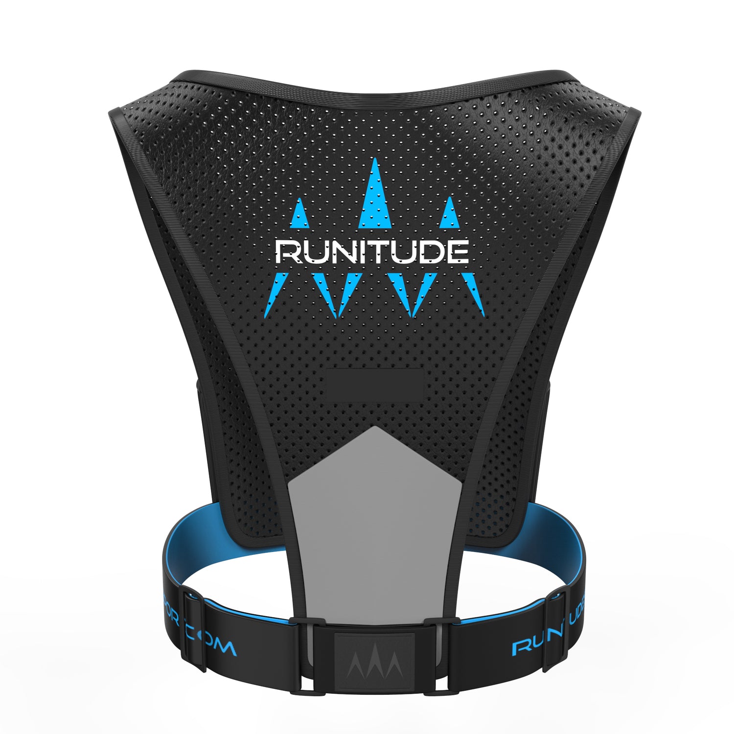 Runitude Vest Phone Holder For Running - Black - Back